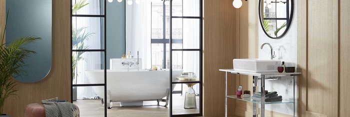 Ein saniertes Badezimmer